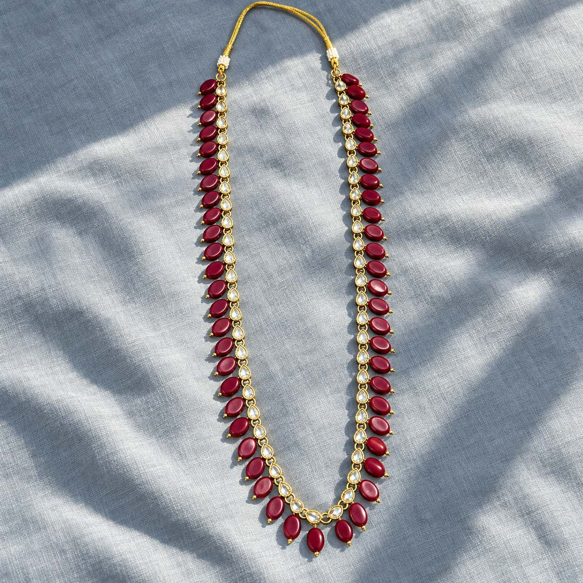 Mehr-e-Anar Long Maala Necklace