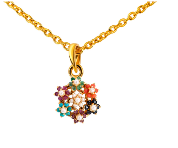 Zircoon Flower Pendant
