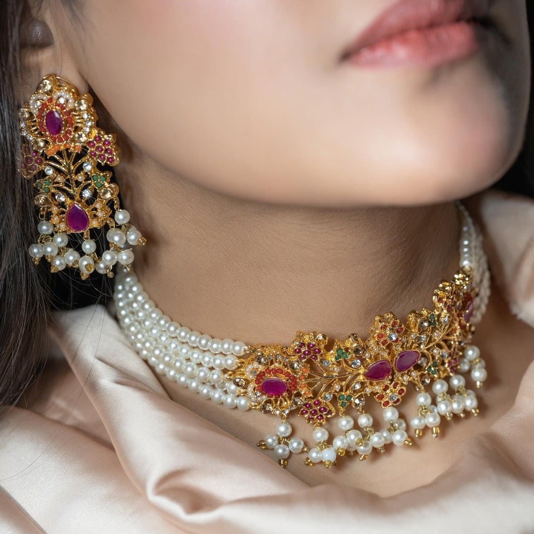Naurattan Stones Set with Teeka