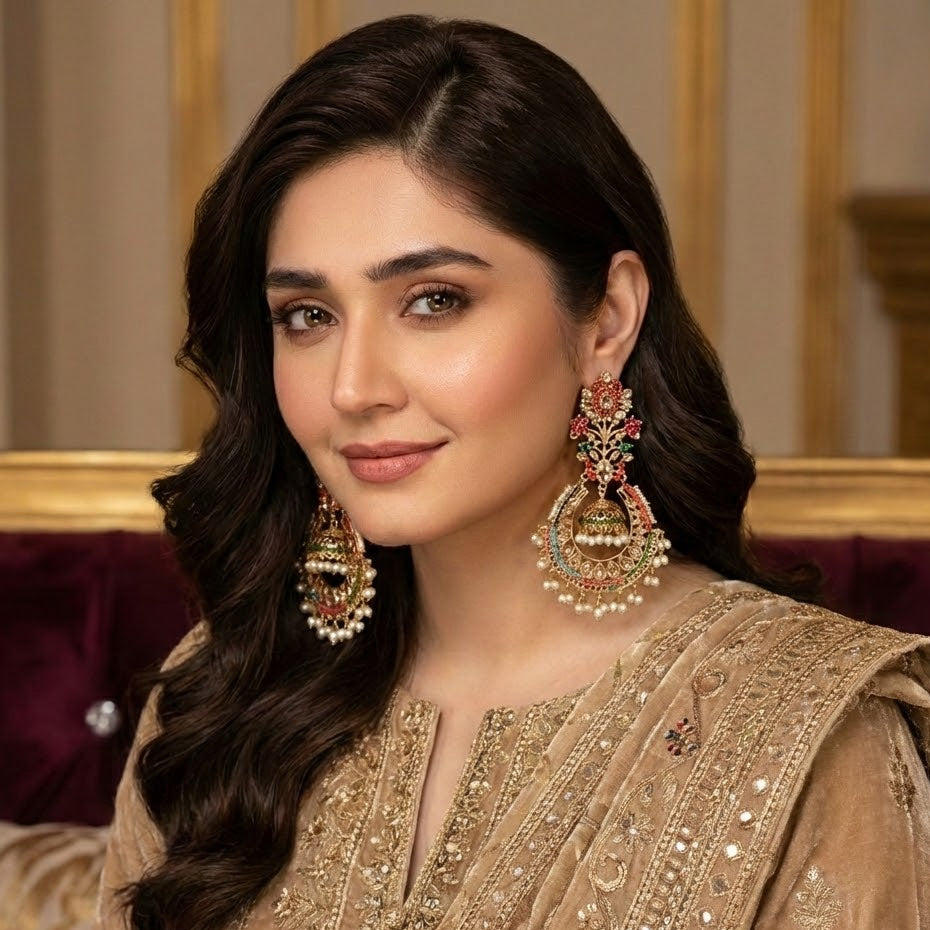 Elegant Exquisite Jhumka Earrings