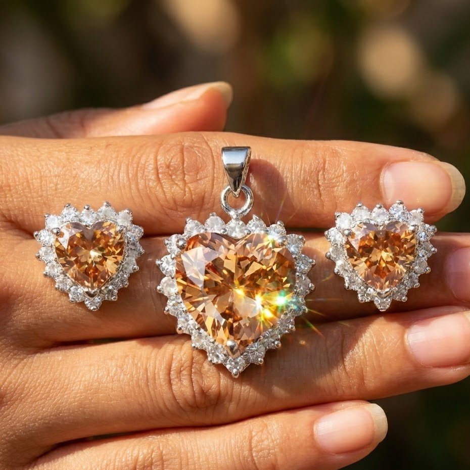 Golden Ember Hearts