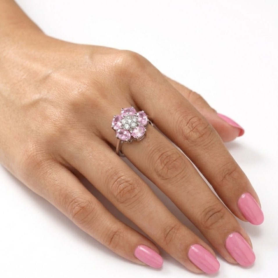 Glossy Flower Ring