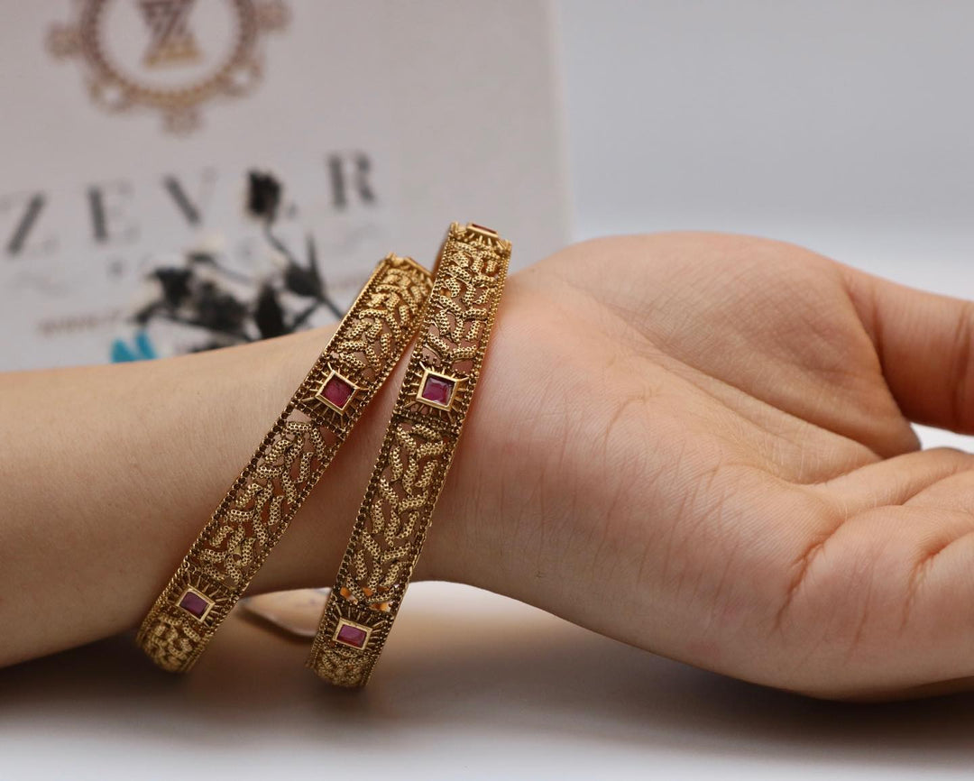 Rajwari Majestic Bangle Pair of Two