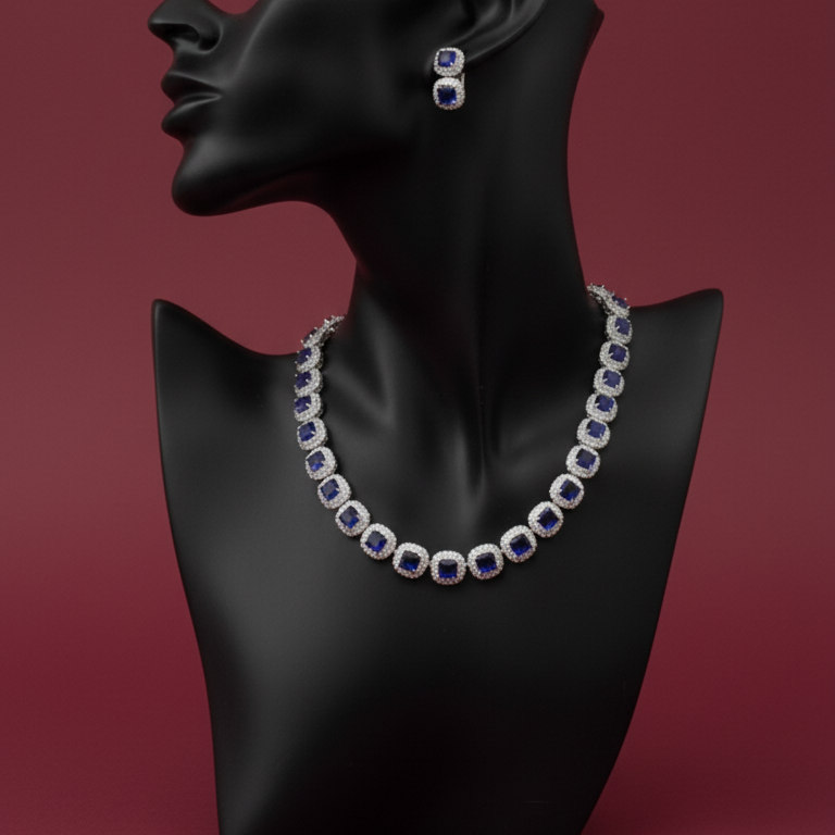 Naqsh-e-Zircon Mala Sapphire