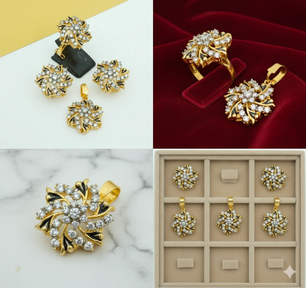 Cubic Zirconia Combo Set
