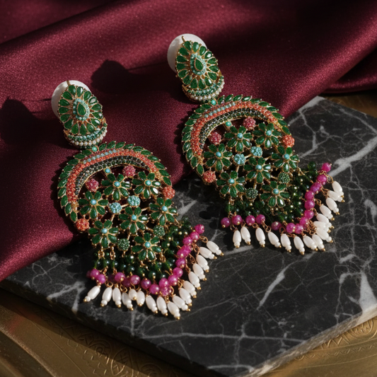 Naurattan Earrings - 53