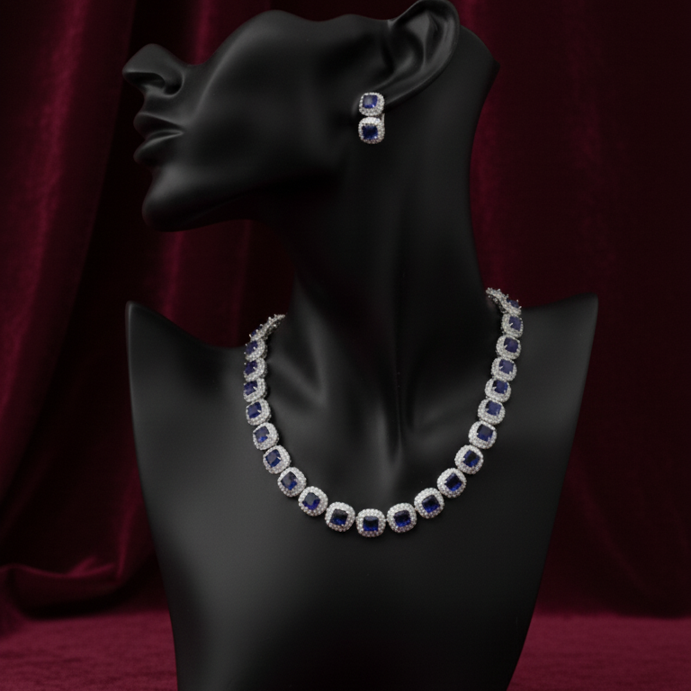 Naqsh-e-Zircon Mala Sapphire