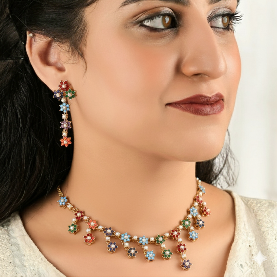 BLESSED BLOOM NECKLACE SET