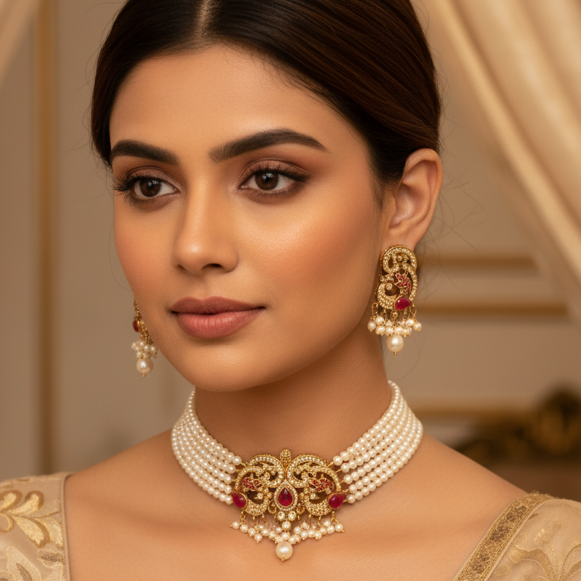 New Naurattan Choker Set