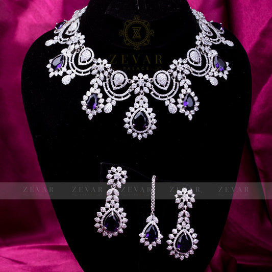 ORZALA SET SILVER PURPLE
