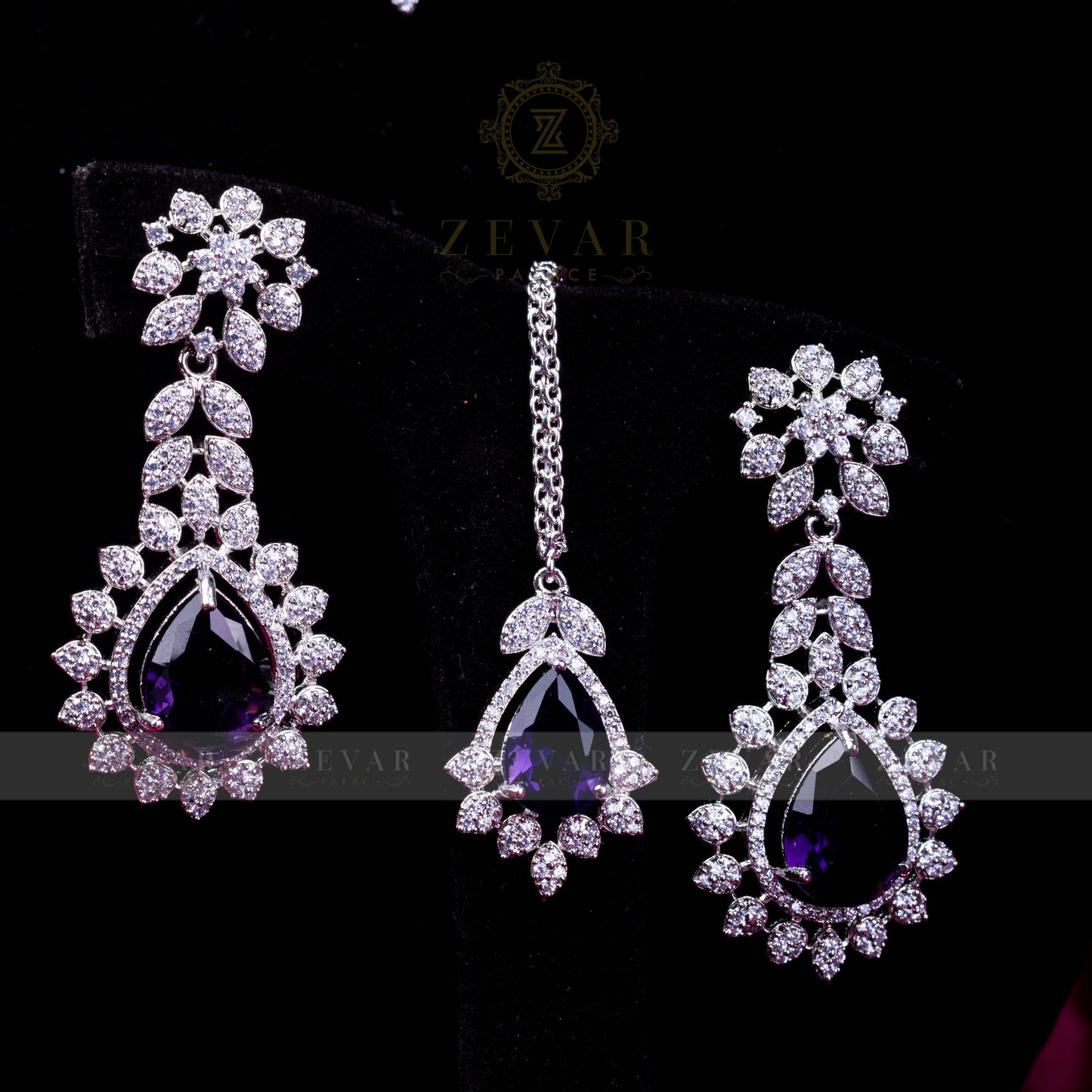ORZALA SET SILVER PURPLE
