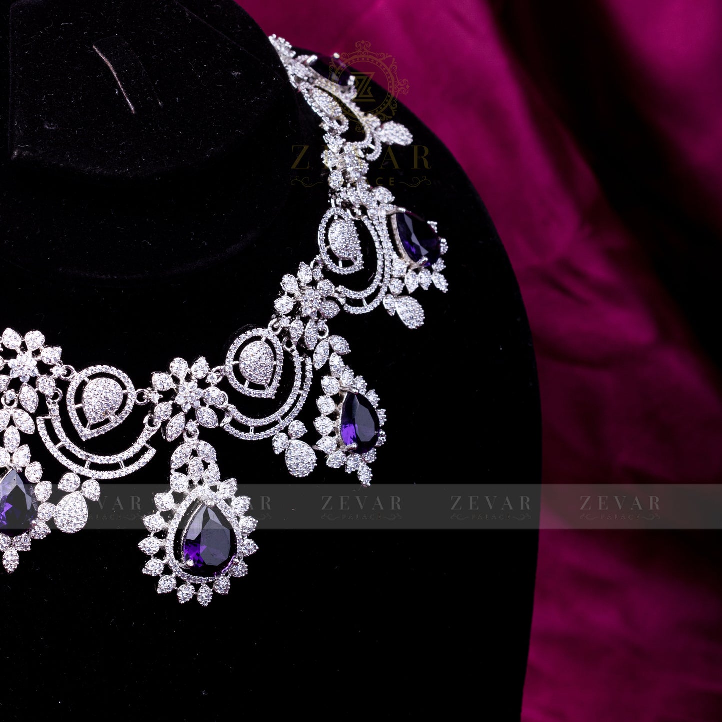 ORZALA SET SILVER PURPLE