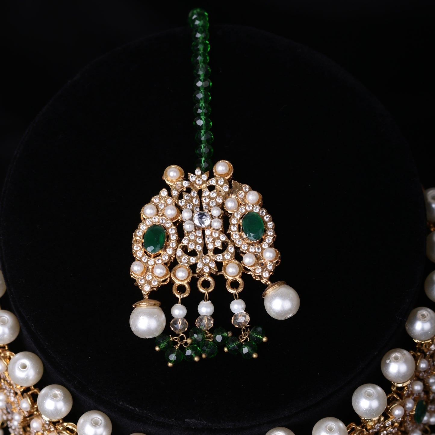 Emitation Bridal Set Green