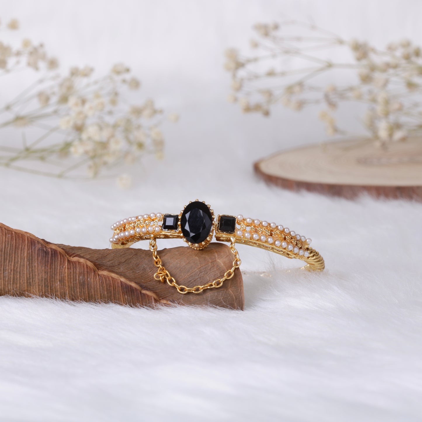 Amethyst Single Egyptian Bangle