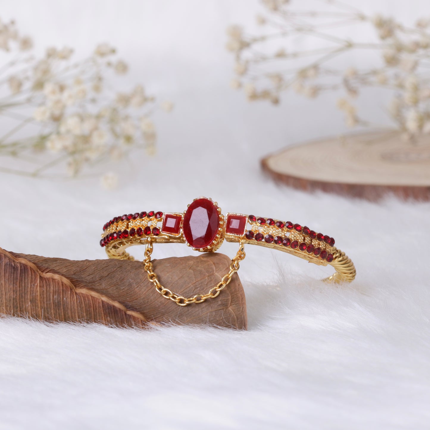 Amethyst Single Egyptian Bangle
