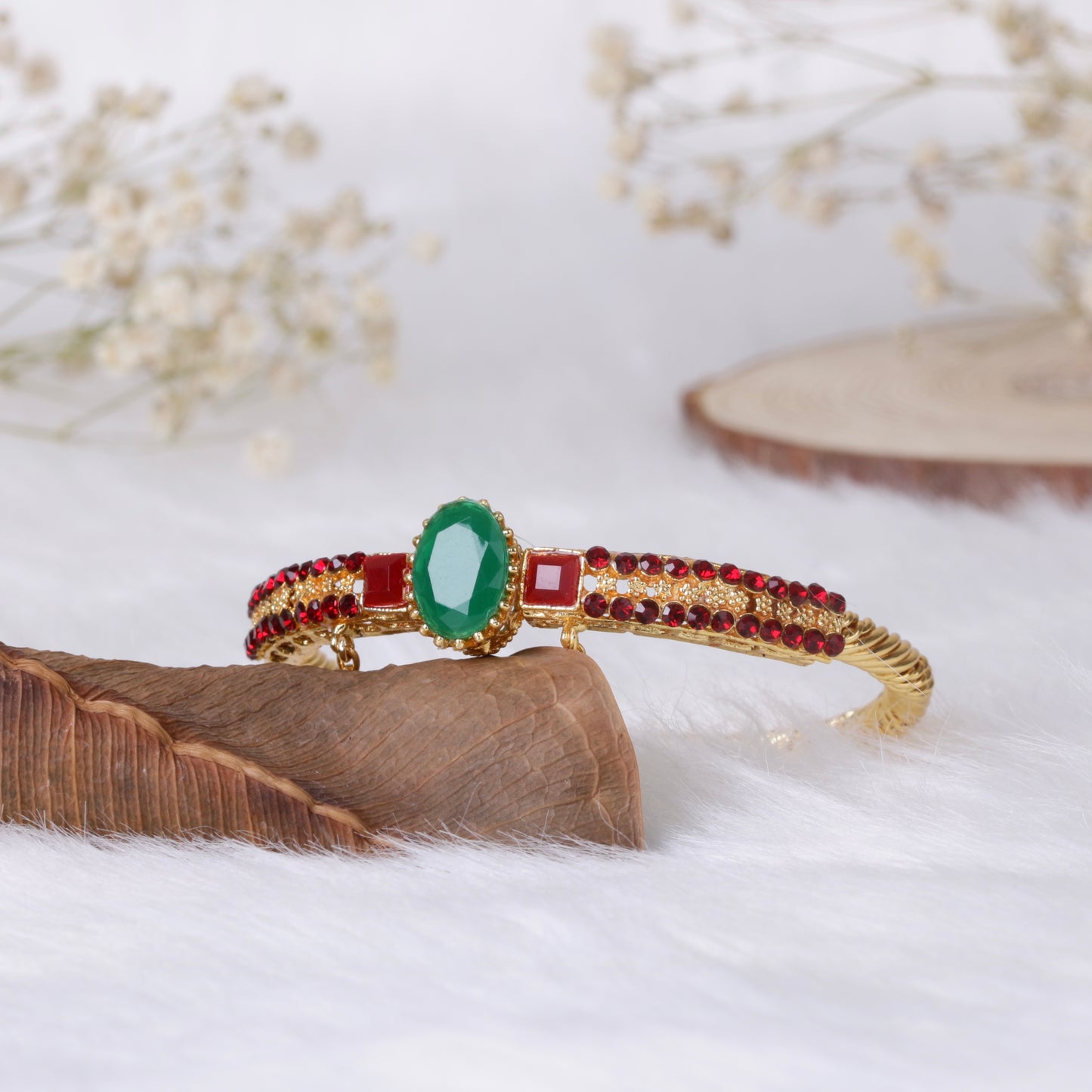 Amethyst Single Egyptian Bangle