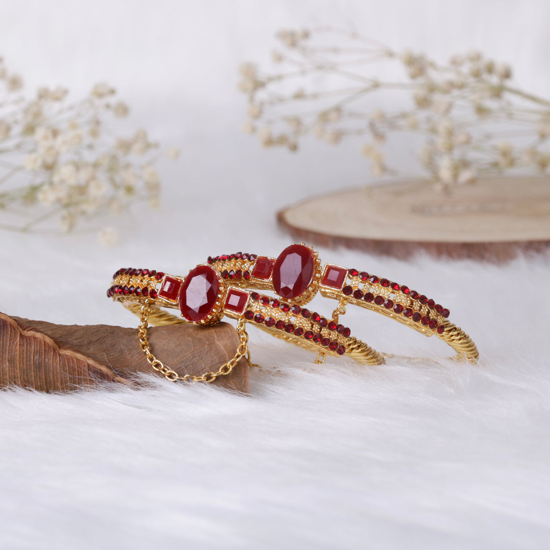 Amethyst Egyptian Bangles