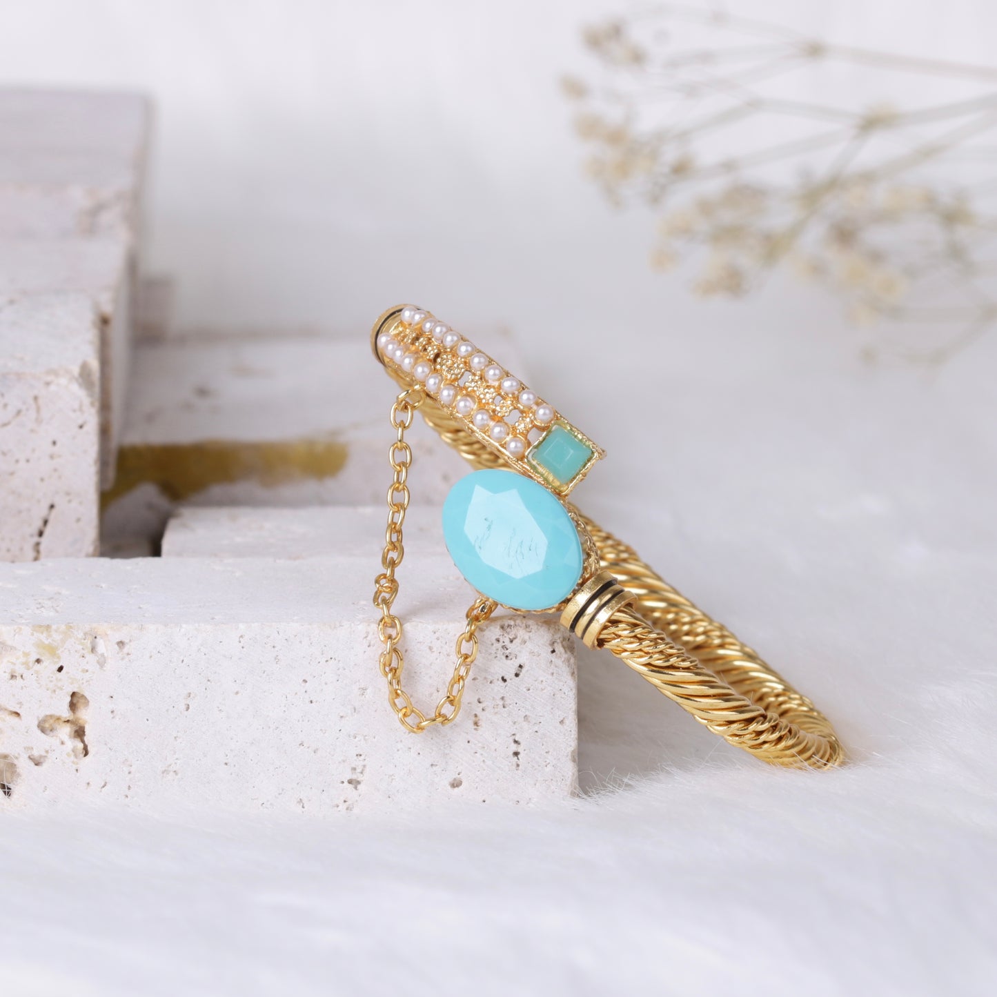Acrylic Stones Single  Bangle