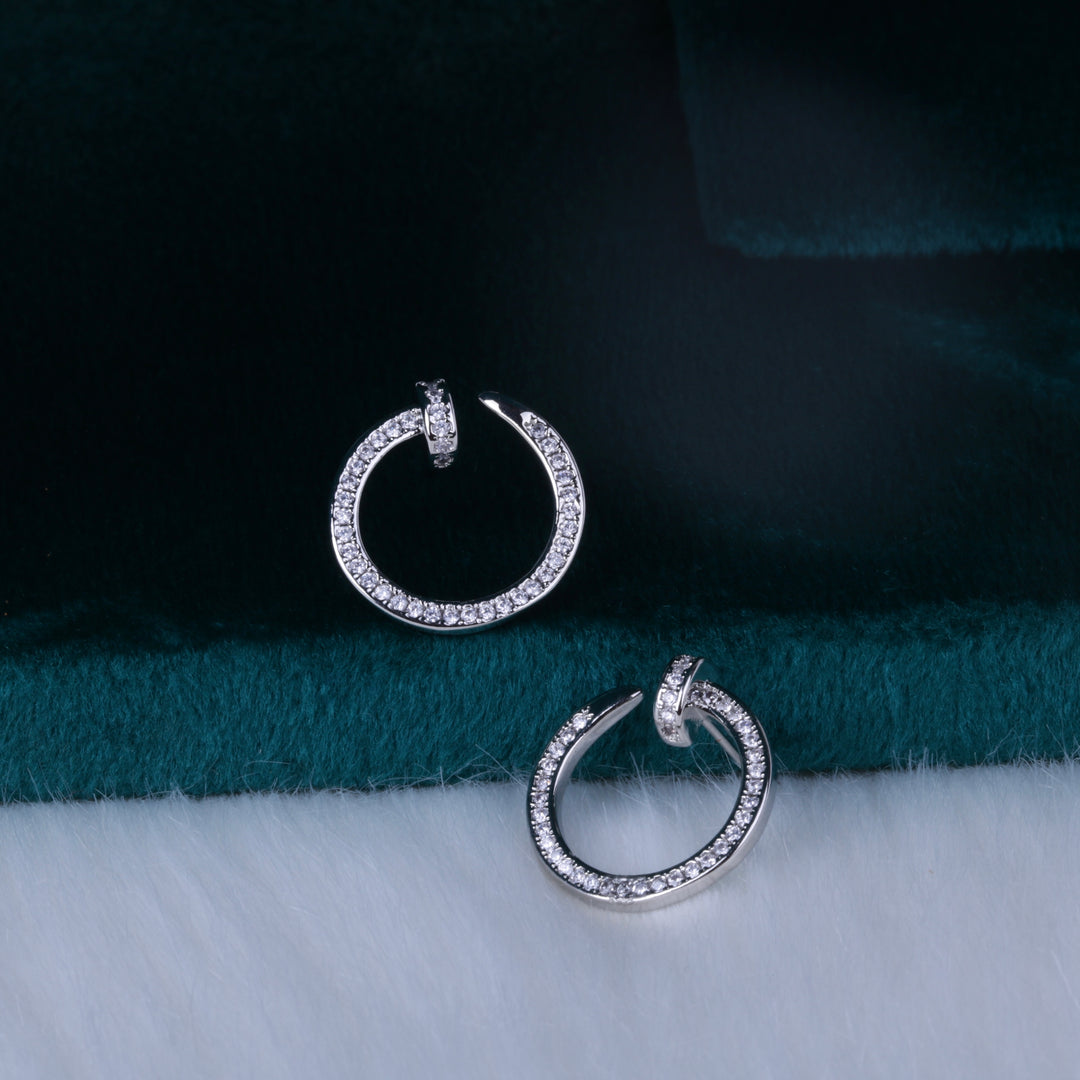 Moon Charm Earring