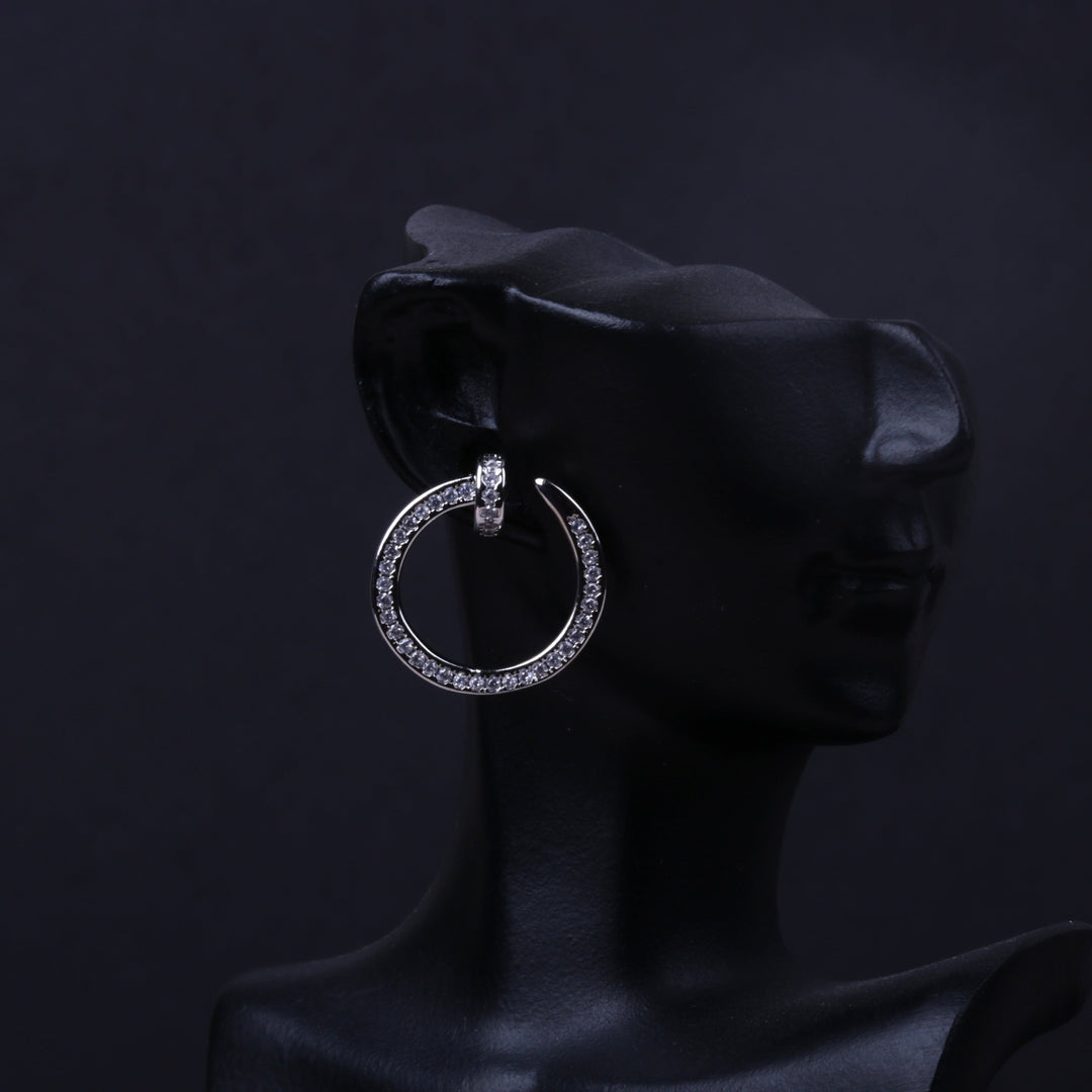 Moon Charm Earring