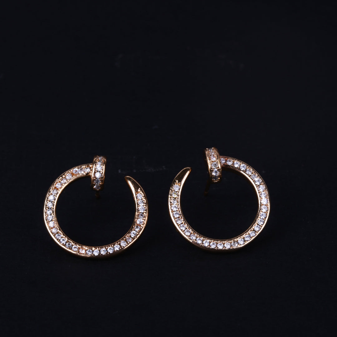 Moon Charm Earring