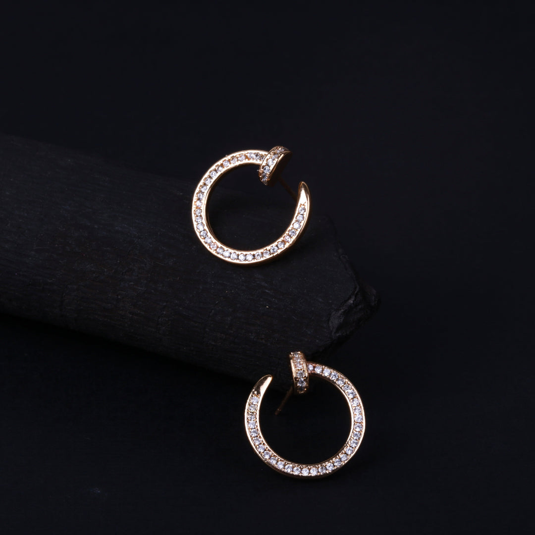 Moon Charm Earring