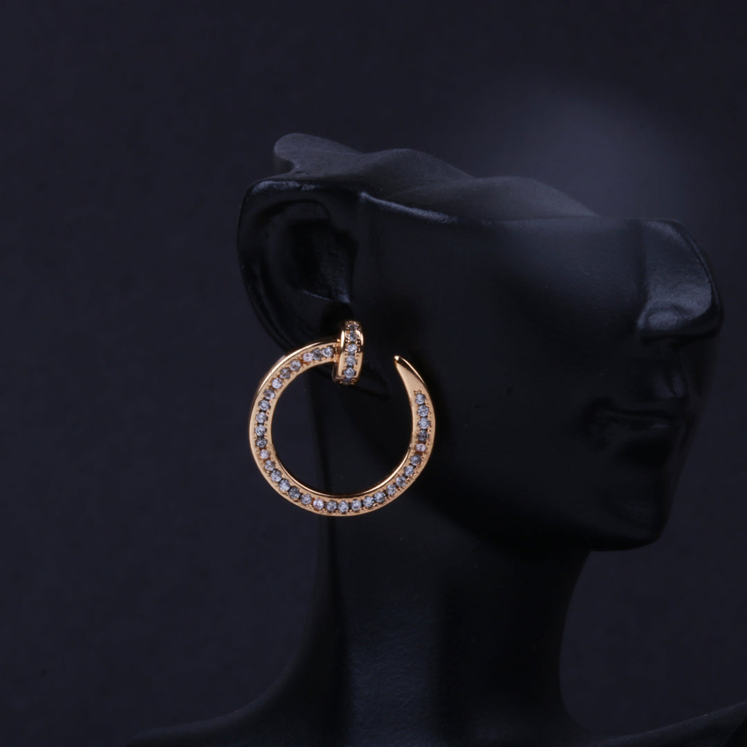 Moon Charm Earring