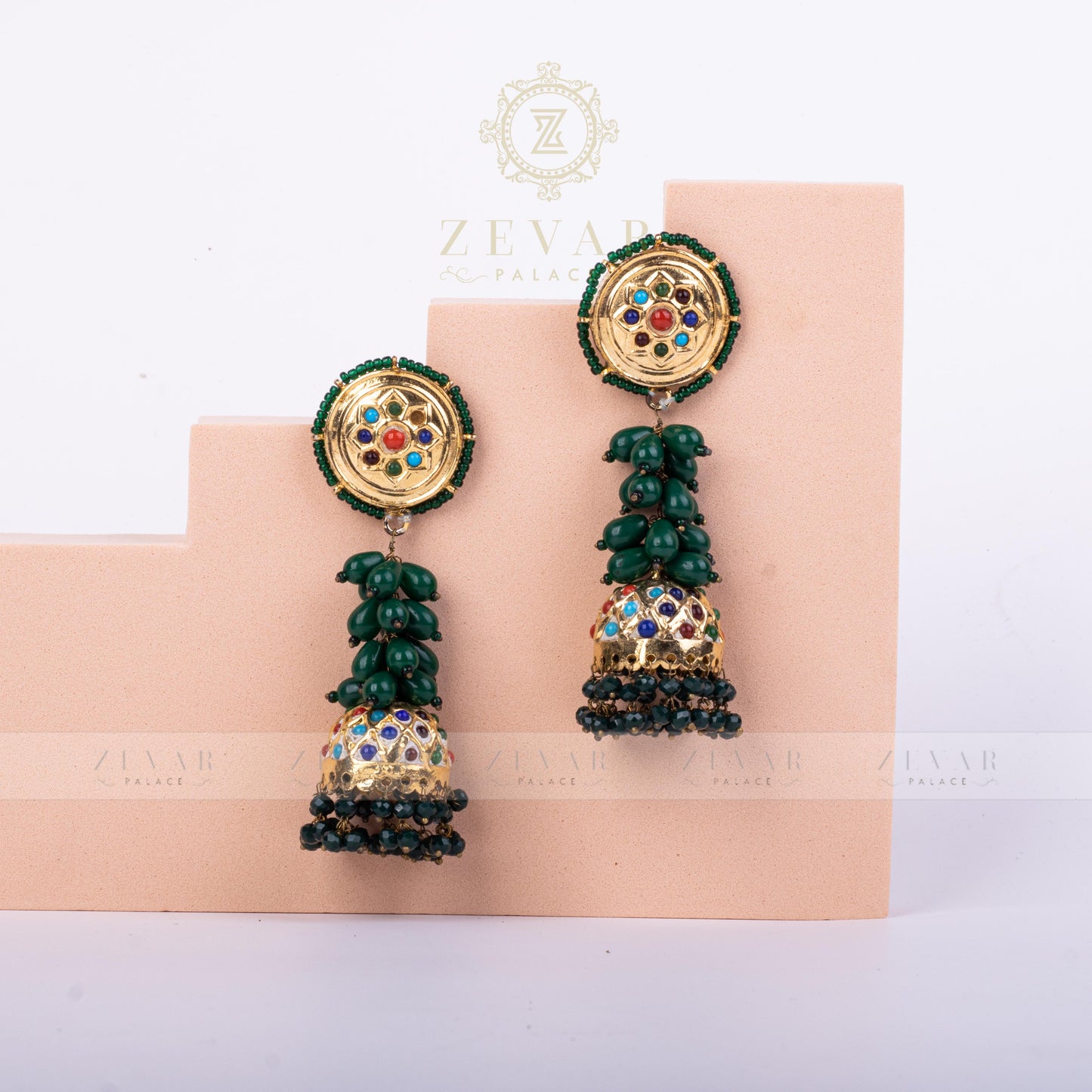 Stunning Kundan Earring - 07