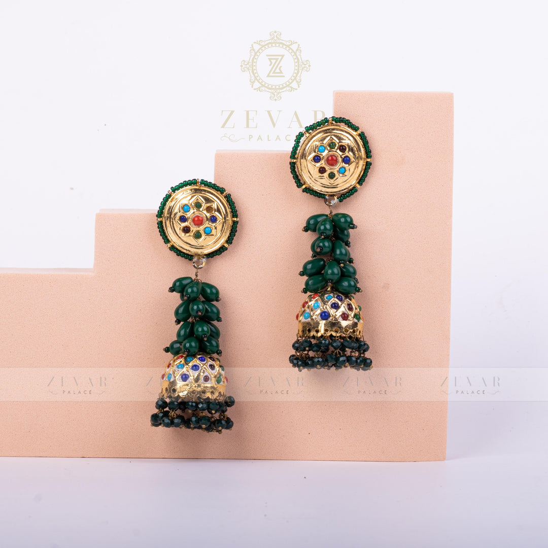 Stunning Kundan Earring - 07