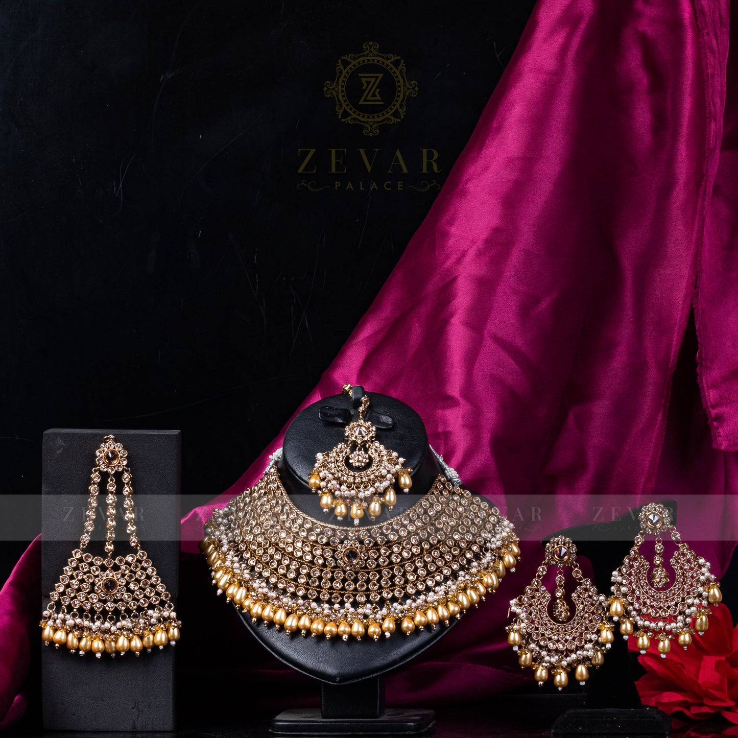 Bridal Stunning Kundan Set - 023