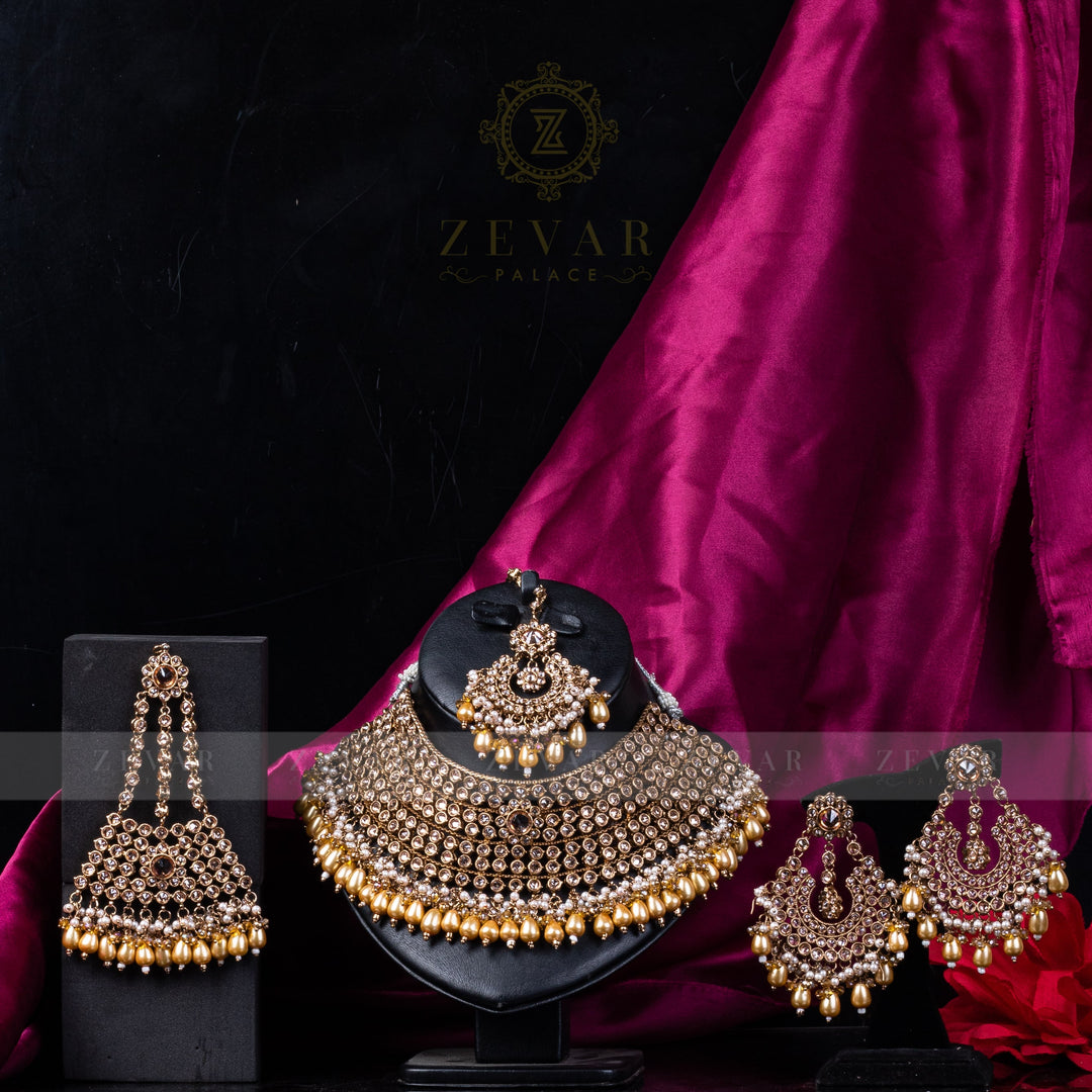 Bridal Stunning Kundan Set - 023