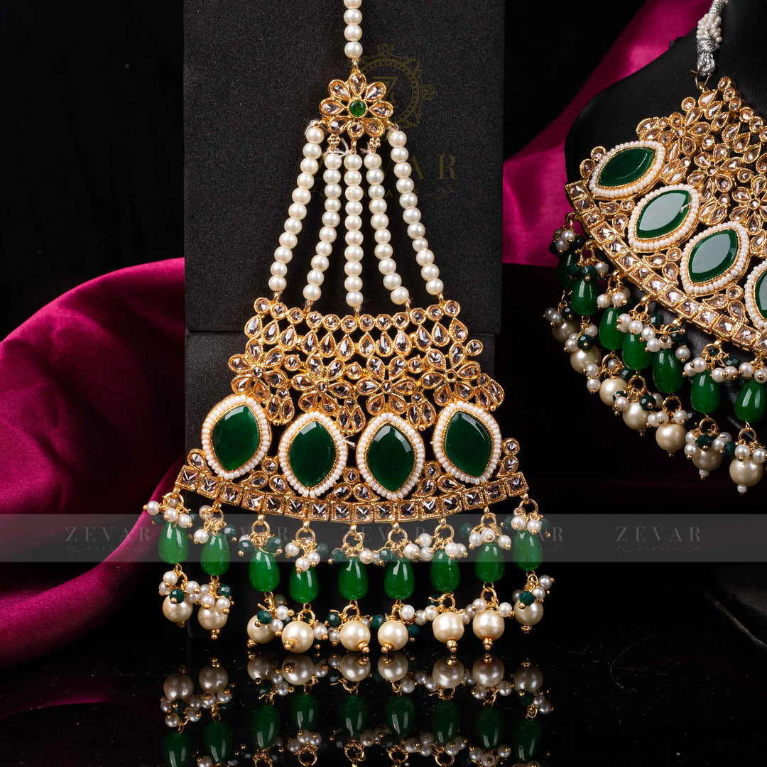 Bridal Stunning Kundan Set - 026