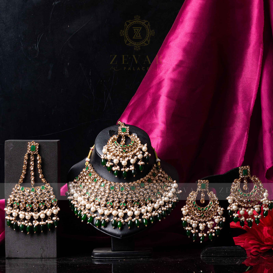Bridal Stunning Kundan Set - 028