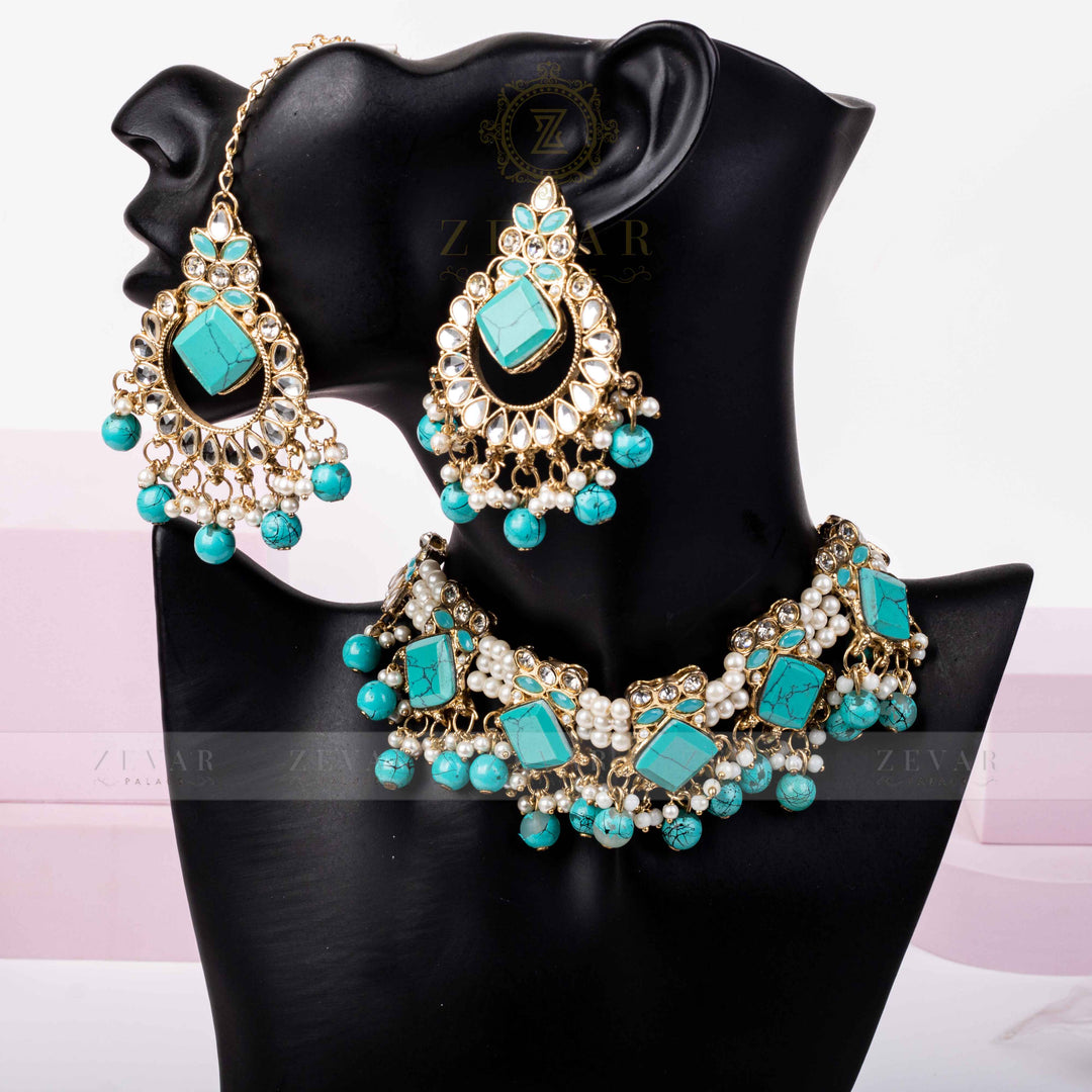 Stunning Kundan Set - 033