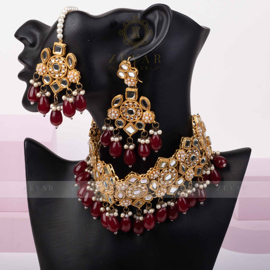 Stunning Kundan Set - 041