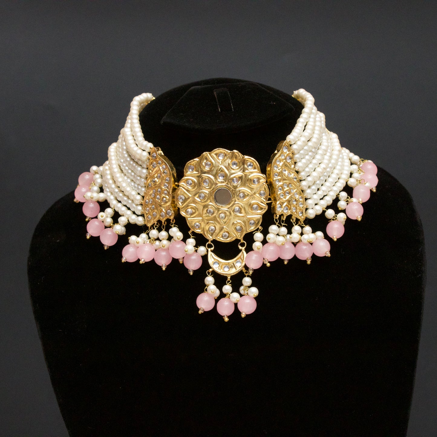 Elegant Laak kundun Chokker Set - 02
