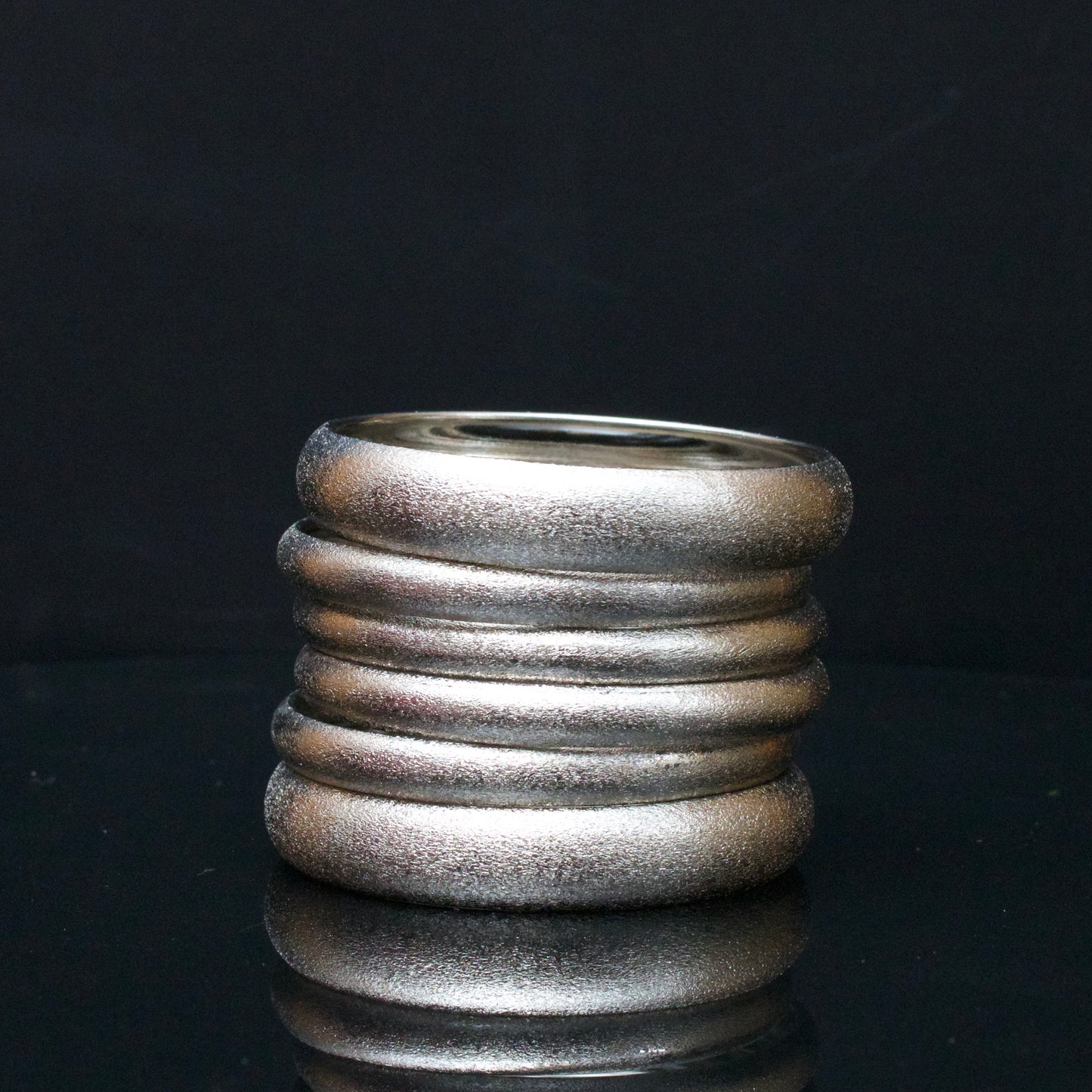 Shabnum Silver Bangles