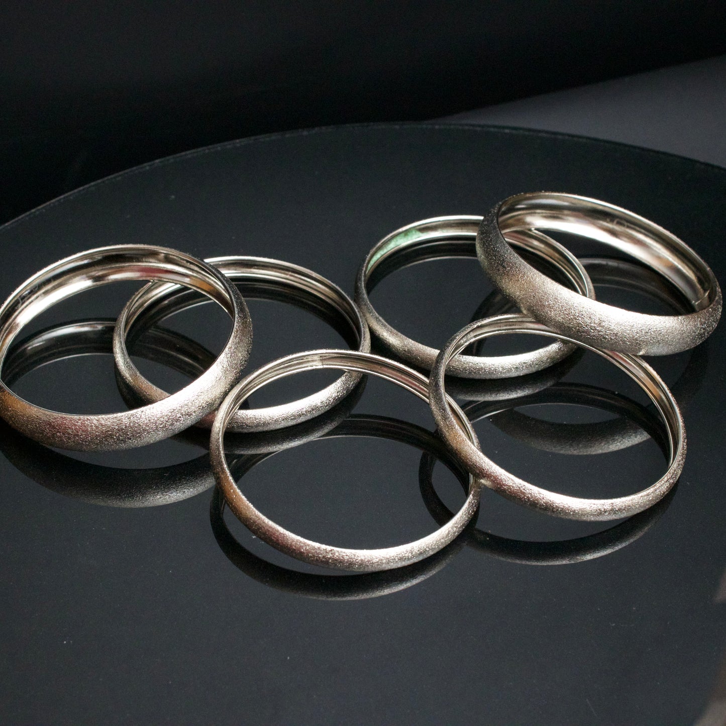 Shabnum Silver Bangles