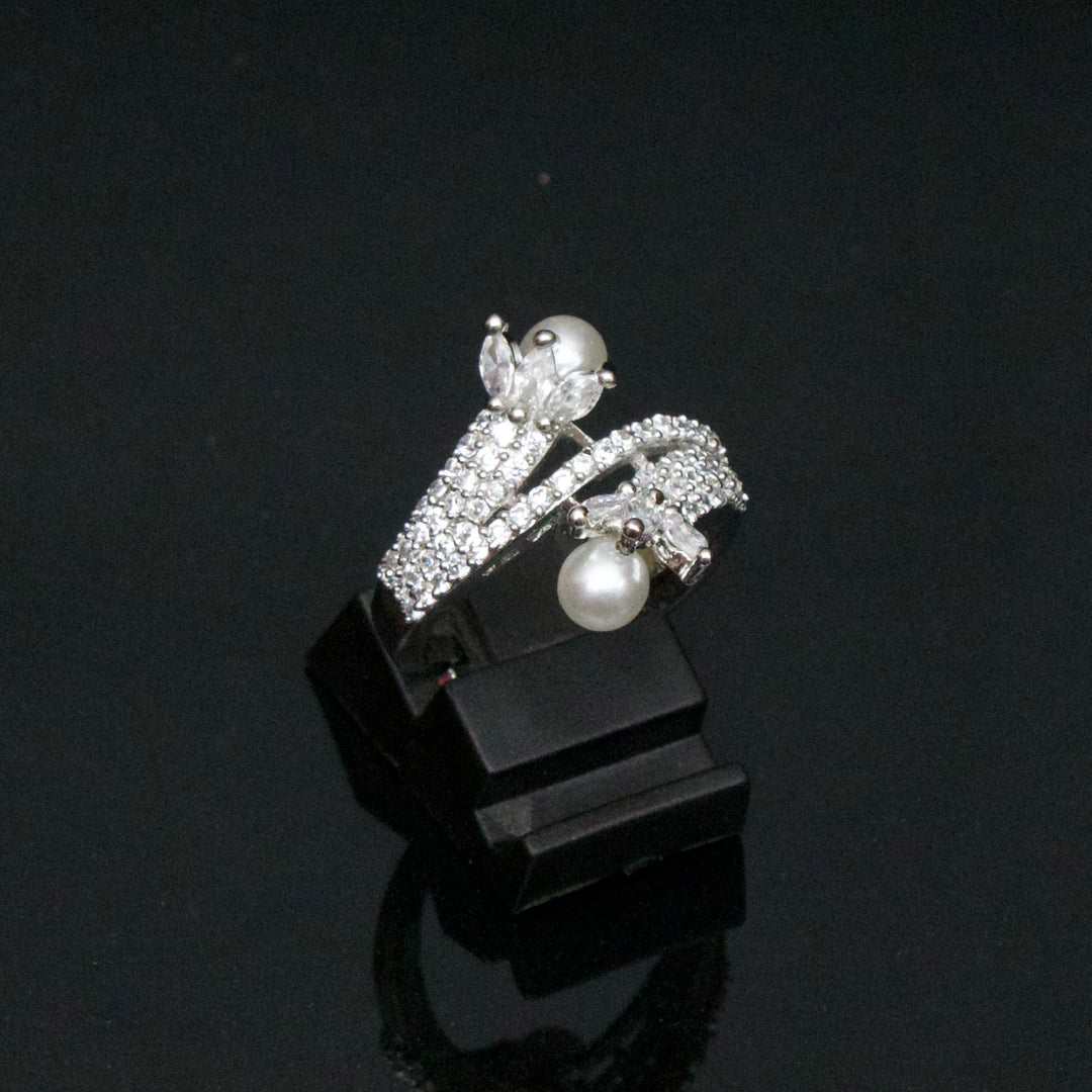 Double Pearl Ring