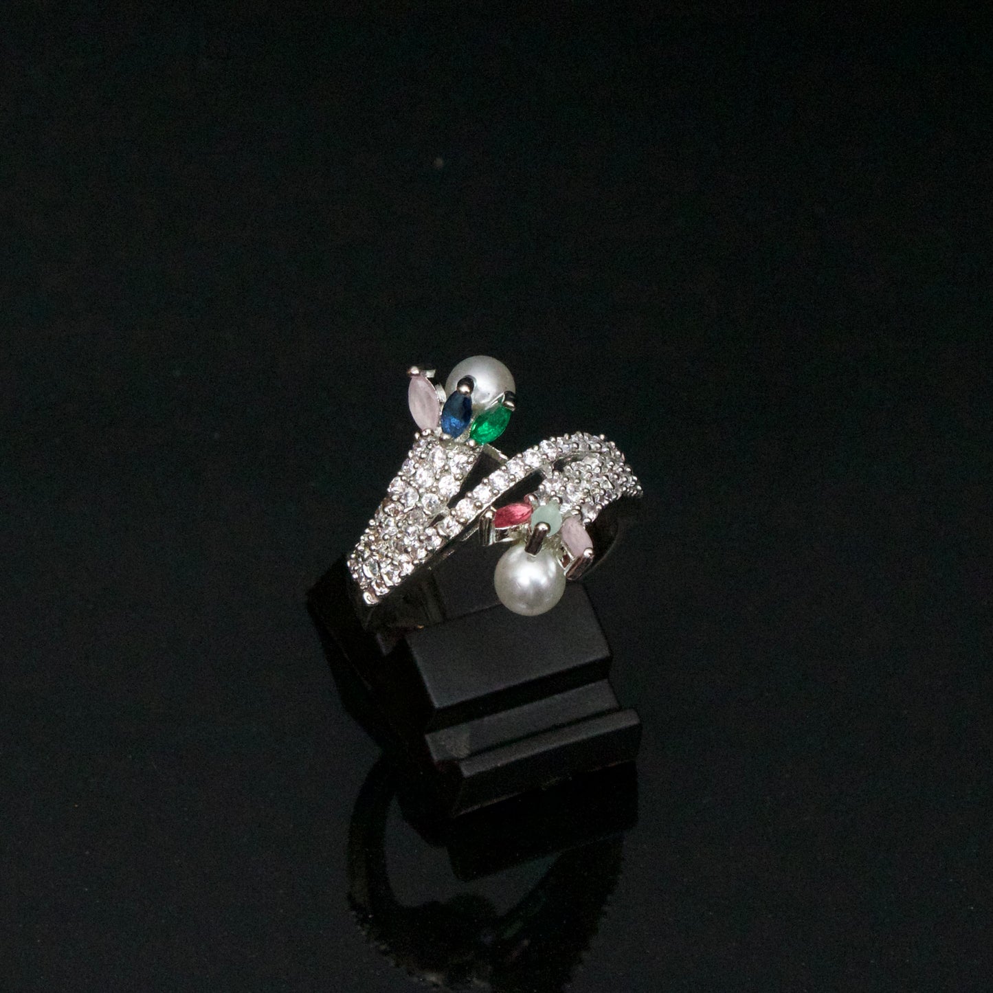 Double Pearl Ring