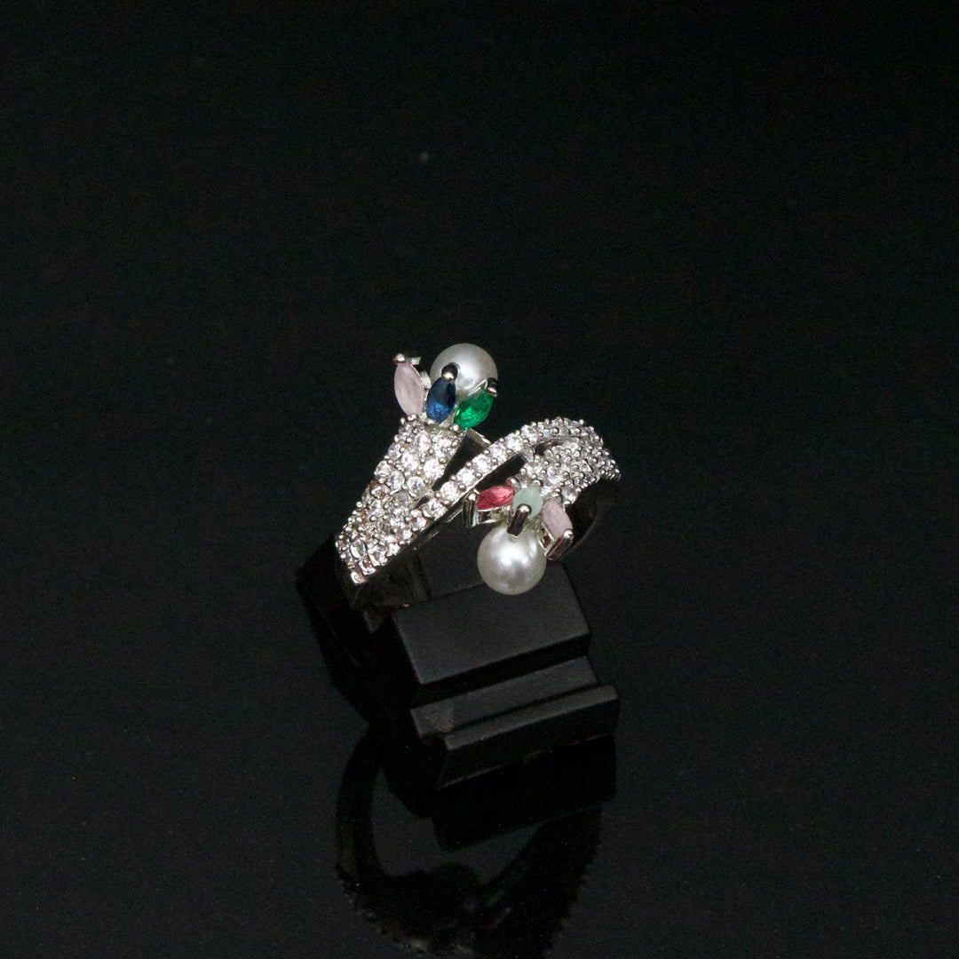 Double Pearl Ring