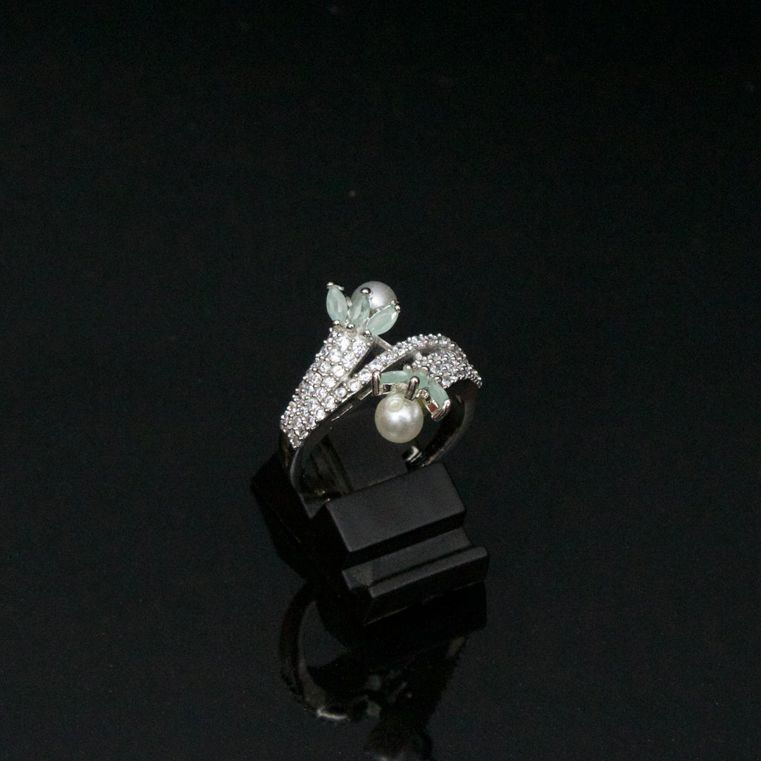 Double Pearl Ring