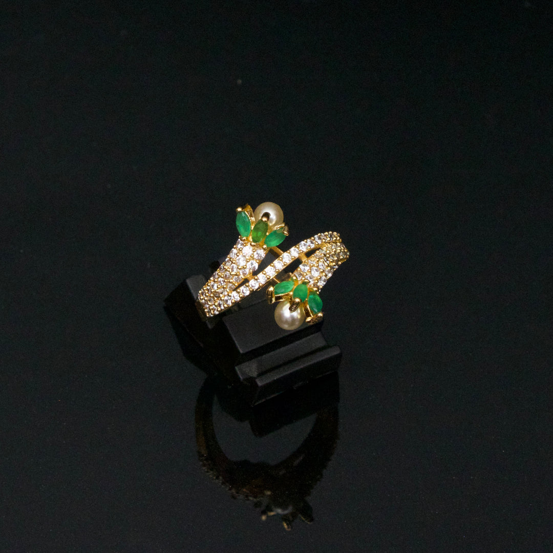 Double Pearl Ring
