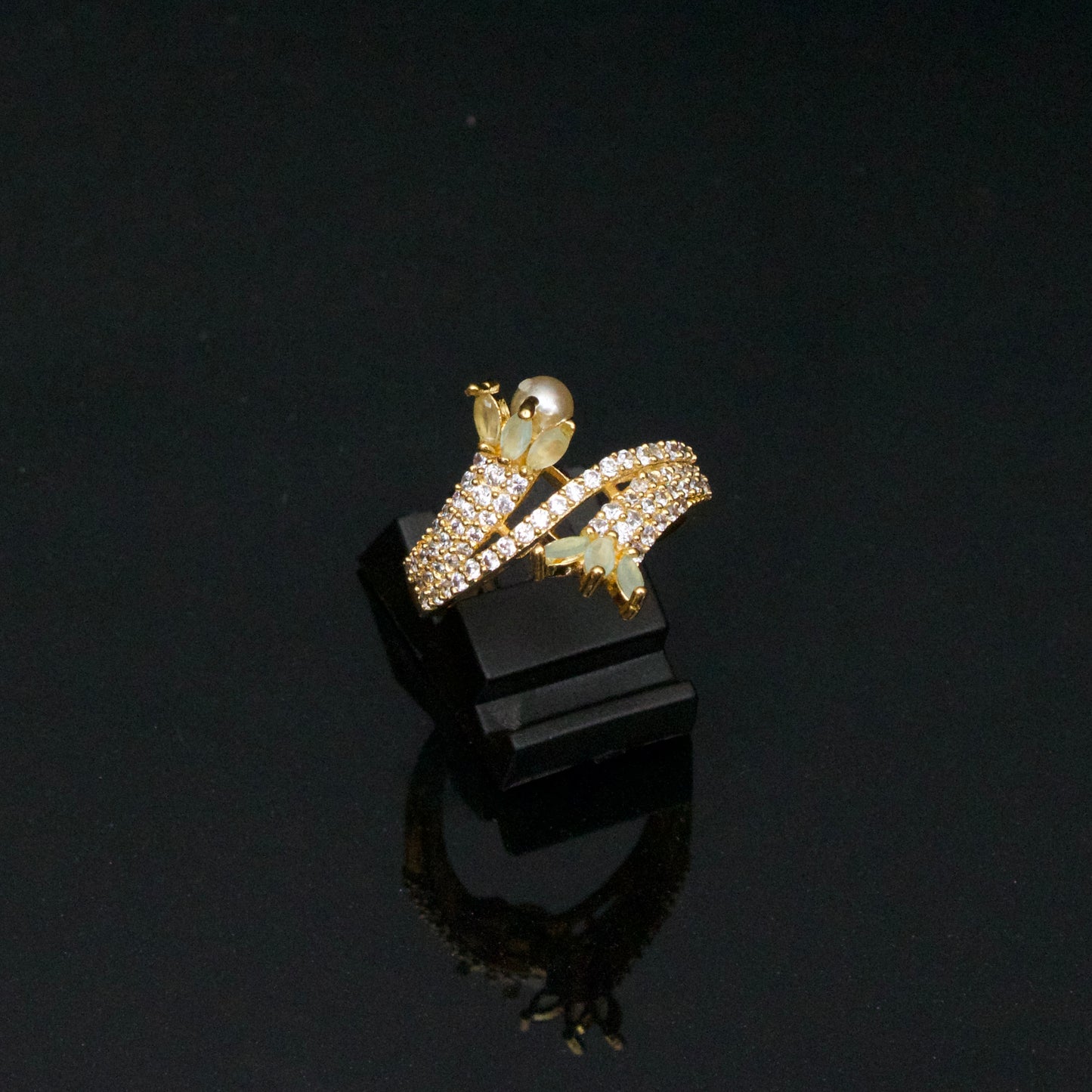 Double Pearl Ring