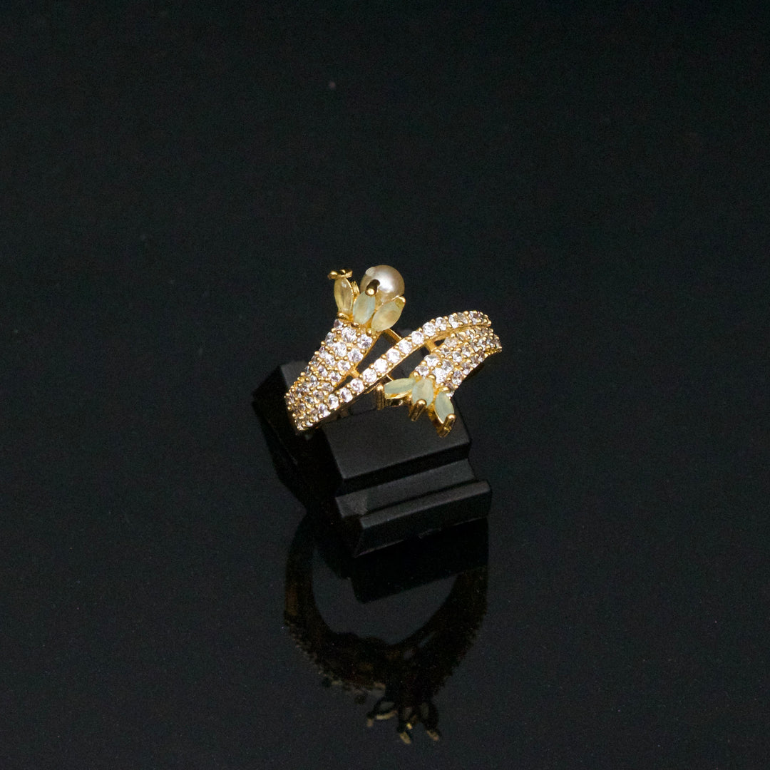 Double Pearl Ring