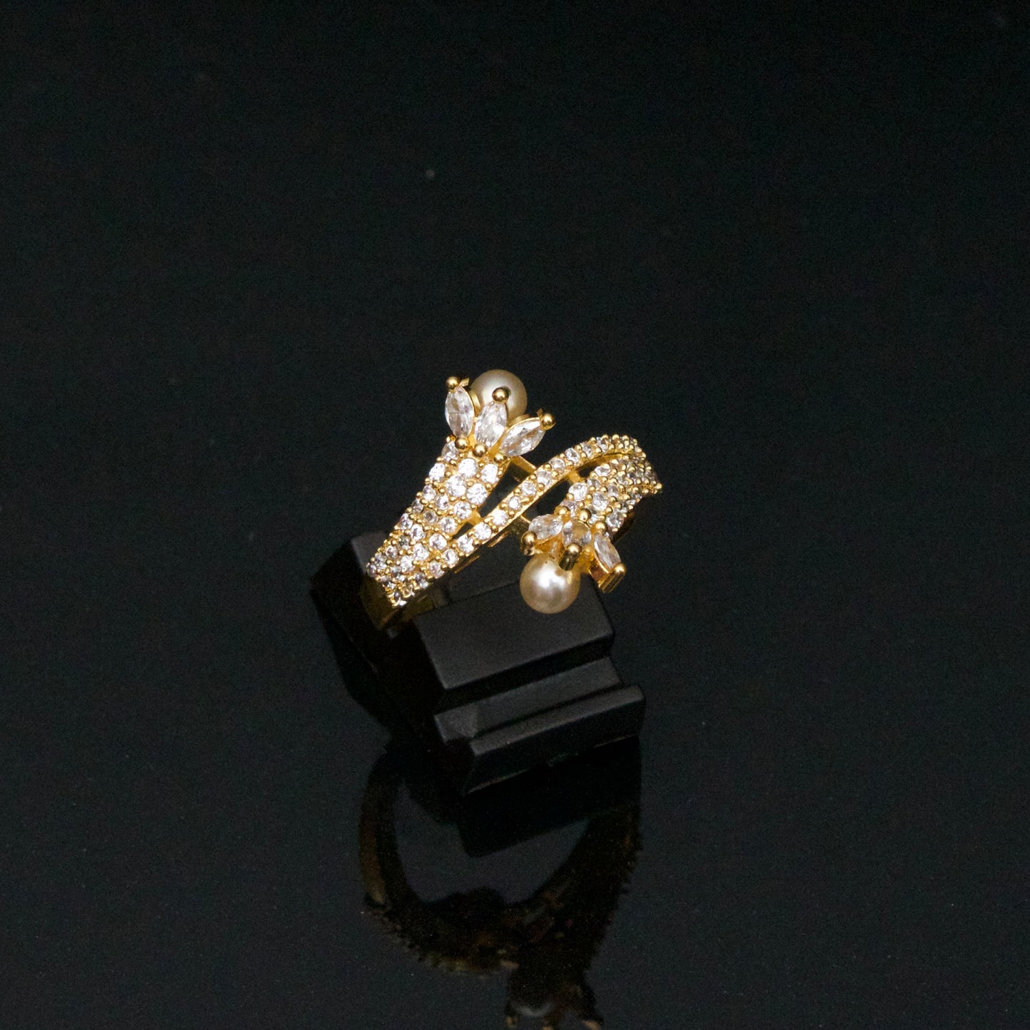 Double Pearl Ring