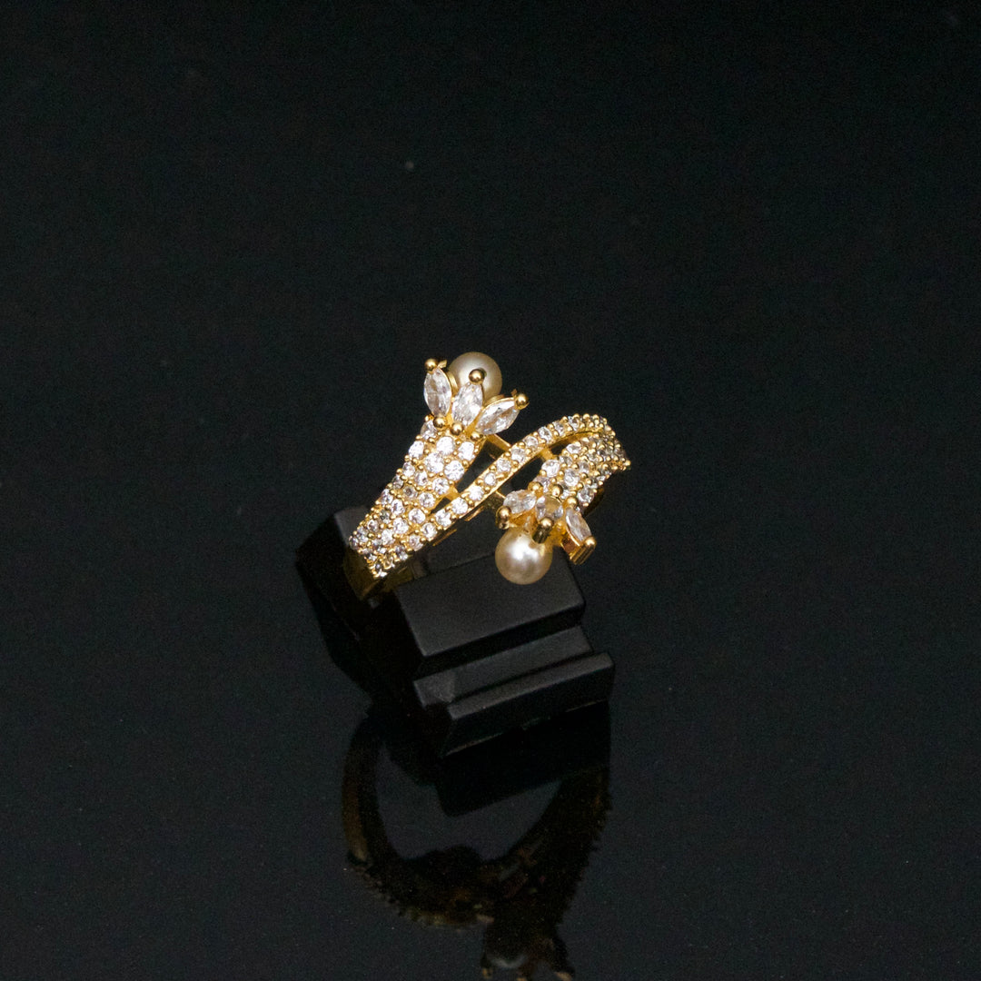 Double Pearl Ring