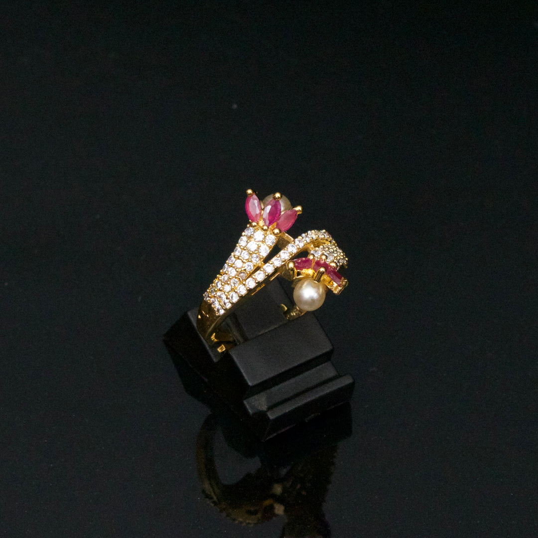 Double Pearl Ring