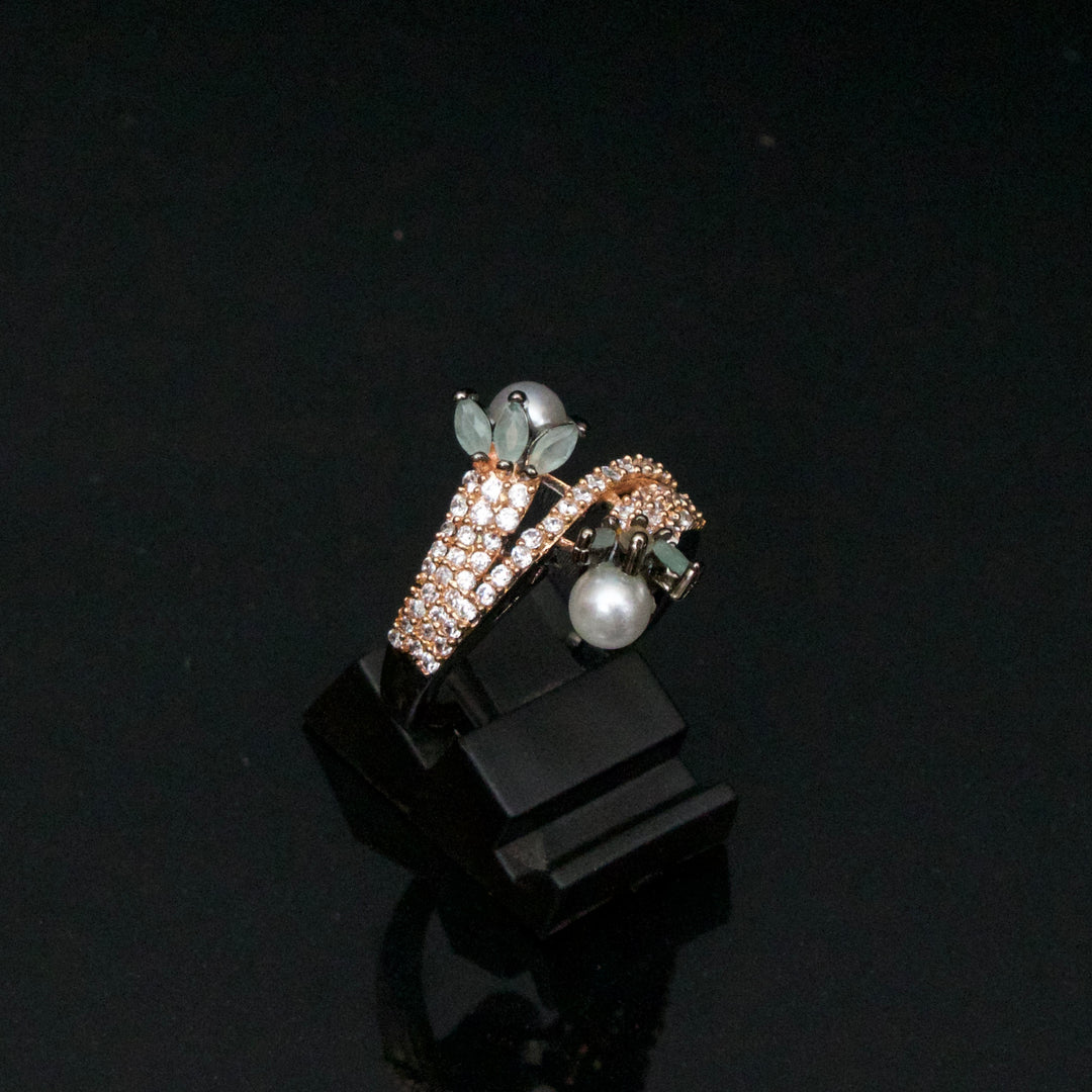Double Pearl Ring