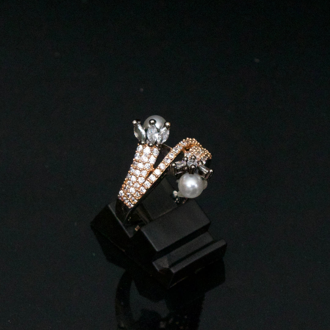 Double Pearl Ring